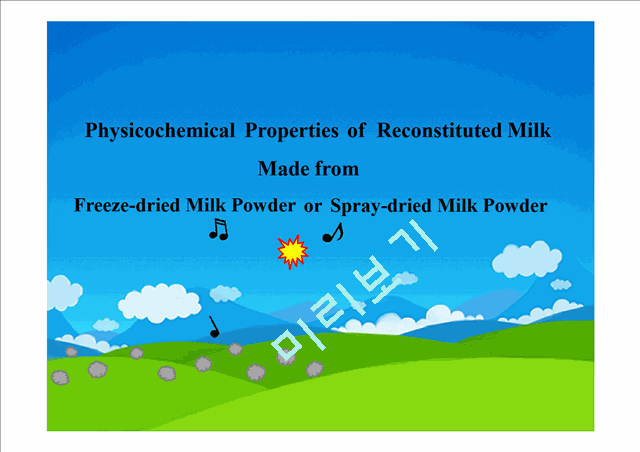 Physicochemical Properties of Reconstituted Milk Made from Freeze-dried Milk Powder or Spray-dried Milk Powder   (1 )